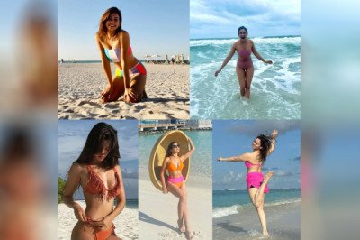 Bollywood Beauties Shine Bright in Stunning Beach Retreats - A Visual Journey