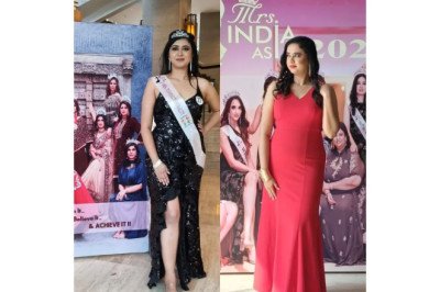 Ekta Bharti crowned as Mrs. Pleasing Personality at Mrs. India Asia 2024 by Fashion Meraki