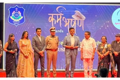 Surat Police Officers Honored with Karma Bhushan Awards at Star-Studded Ceremony